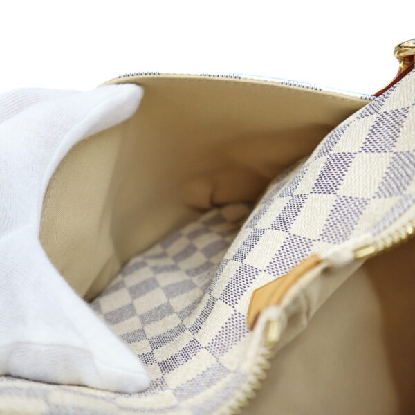 k21 5564 11 Louis Vuitton Totally PM Tote Bag Damier Azur White Gray