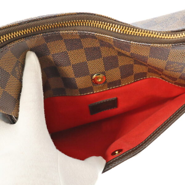 k21 5749 7 Louis Vuitton Bloomsbury PM Crossbody Bag Damier Ebene Brown