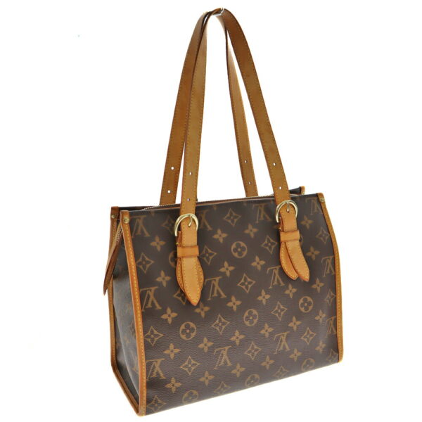 k21 5859 2 Louis Vuitton Popincourt Au Tote Bag Monogram Canvas Brown