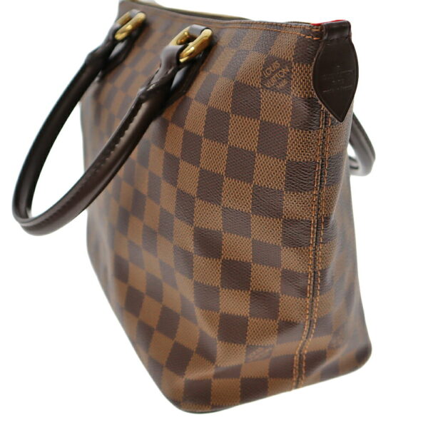 k21 6137 3 Louis Vuitton Saleya PM Handbag Damier Canvas Brown