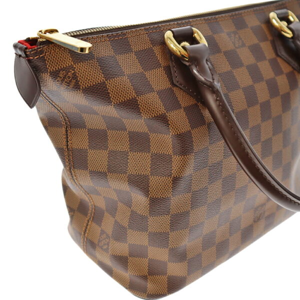 k21 6137 4 Louis Vuitton Saleya PM Handbag Damier Canvas Brown