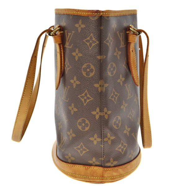 k21 6391 3 Louis Vuitton Bucket PM Shoulder Bag Monogram Canvas Brown