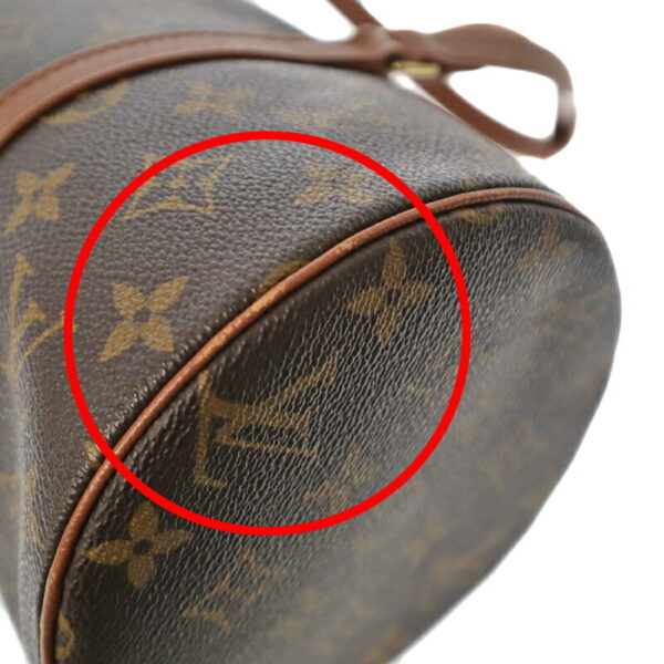 k21 6464 10 Louis Vuitton Papillon 30 Shoulder Bag Monogram Canvas Brown