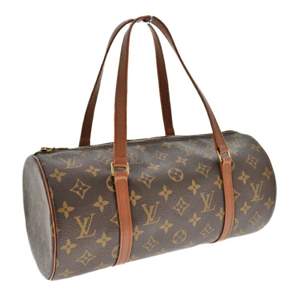 k21 6464 Louis Vuitton Papillon 30 Shoulder Bag Monogram Canvas Brown