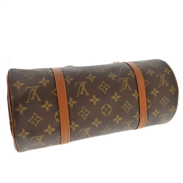 k21 6498 9 Louis Vuitton Papillon 30 Shoulder Bag Monogram Canvas Brown