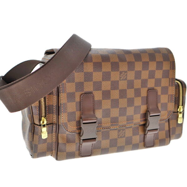 k21 6811 Louis Vuitton Reporter Shoulder Bag Damier Ebene Brown