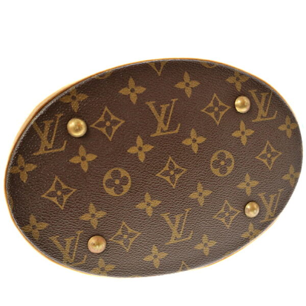 k21 6814 5 Louis Vuitton Bucket PM Shoulder Bag Monogram Canvas Brown