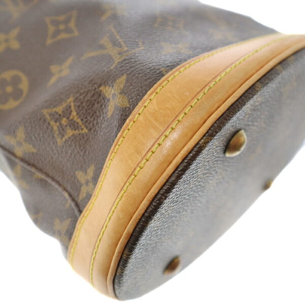 k21 6814 6 Louis Vuitton Bucket PM Shoulder Bag Monogram Canvas Brown