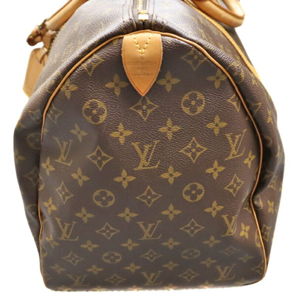 k21 7070 4 Louis Vuitton Keepall 55 Travel Bag Monogram Canvas Brown