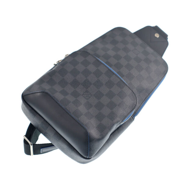 k21 812 Louis Vuitton Ave Sling Bag Damier Graphite Black