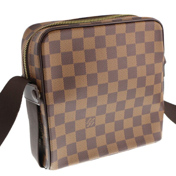 k21 867 2 Louis Vuitton Olaf PM Crossbody Bag Damier Canvas Brown