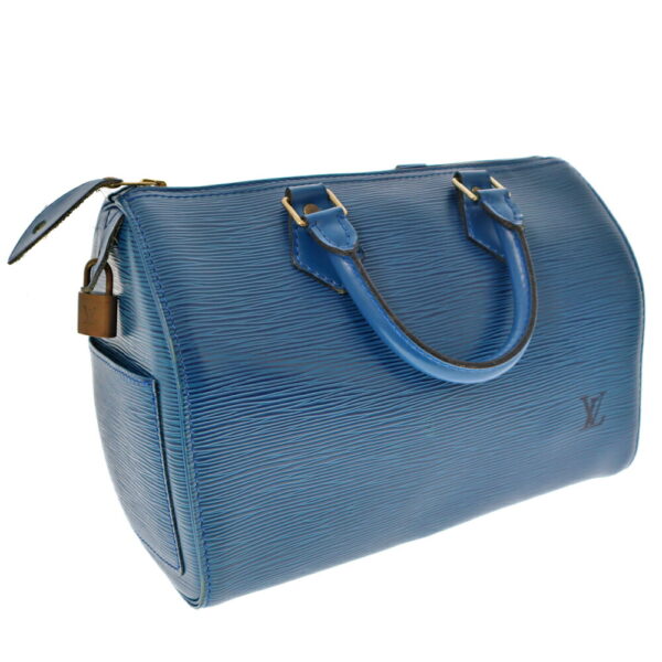 k22 3021 2 Louis Vuitton Speedy 25 Bag Toledo Blue