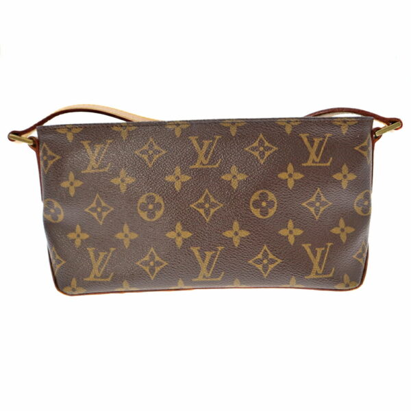 k22 3815 2 Louis Vuitton Trotter Shoulder Bag Monogram Canvas Brown