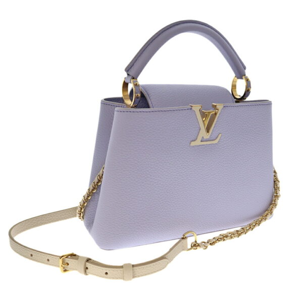 k22 522 8 Louis Vuitton Capucines BB Handbag Leather Lavender