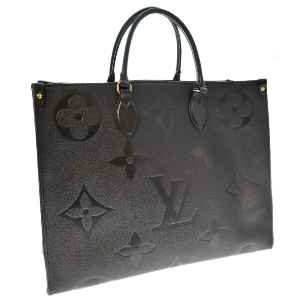 k22 5661 Louis Vuitton On the Go GM Tote Bag Empreinte Black