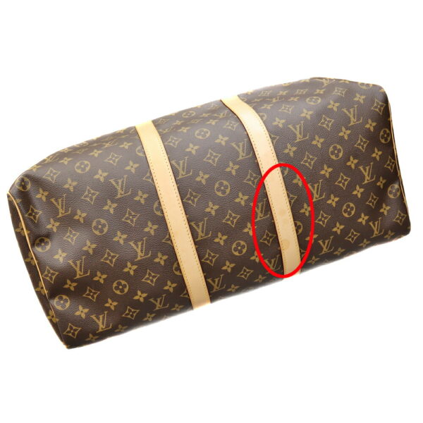 k22 5858 4 Louis Vuitton Keepall Travel Bag Monogram Canvas Brown