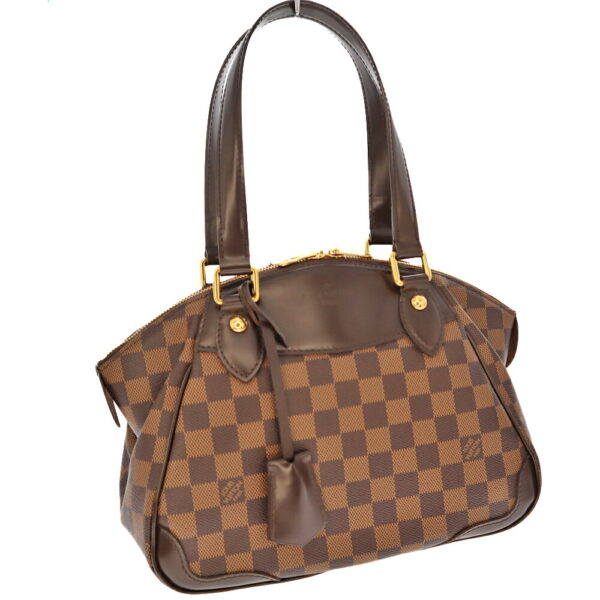 k22 710 Louis Vuitton Verona PM Handbag Damier Canvas Brown