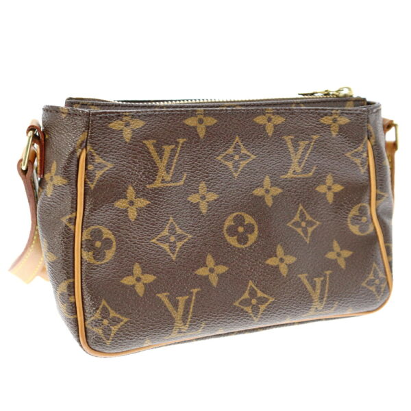 k23 323 2 Louis Vuitton Viva Cite PM Monogram Canvas Shoulder Bag Brown