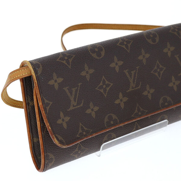 k23 8148 3 Louis Vuitton Pochette Twin GM Monogram Shoulder Bag