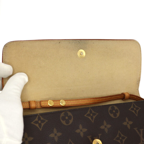 k23 8148 7 Louis Vuitton Pochette Twin GM Monogram Shoulder Bag