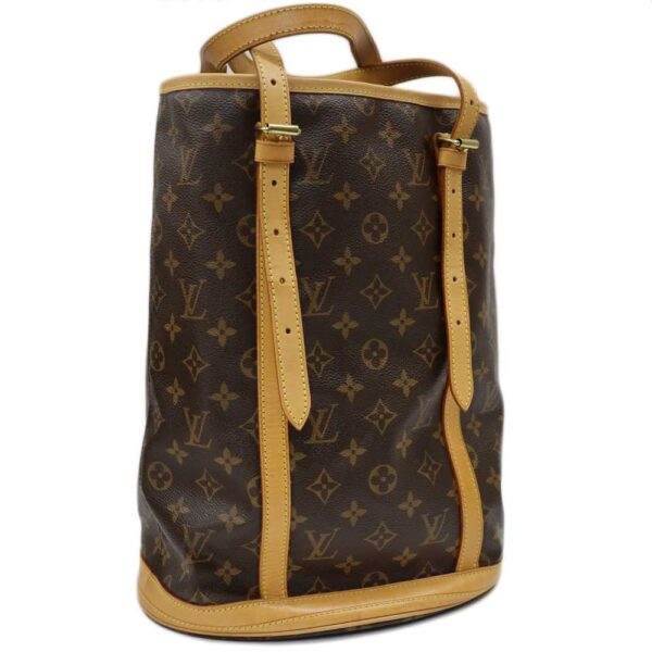 k24 2196 3 Louis Vuitton Bucket GM Monogram Canvas Tote Bag