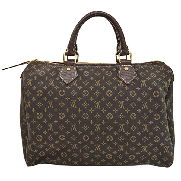 k9509c 2 Louis Vuitton Mini Bag Monogram Mini Run Speedy 30 Brown Canvas