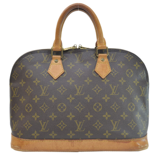 k9758a 2 Louis Vuitton Bag Monogram Alma Brown Canvas