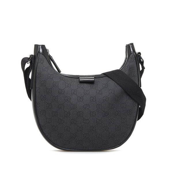 l53qqat005109bqo 1 Gucci GG Crossbody Shoulder Bag Black