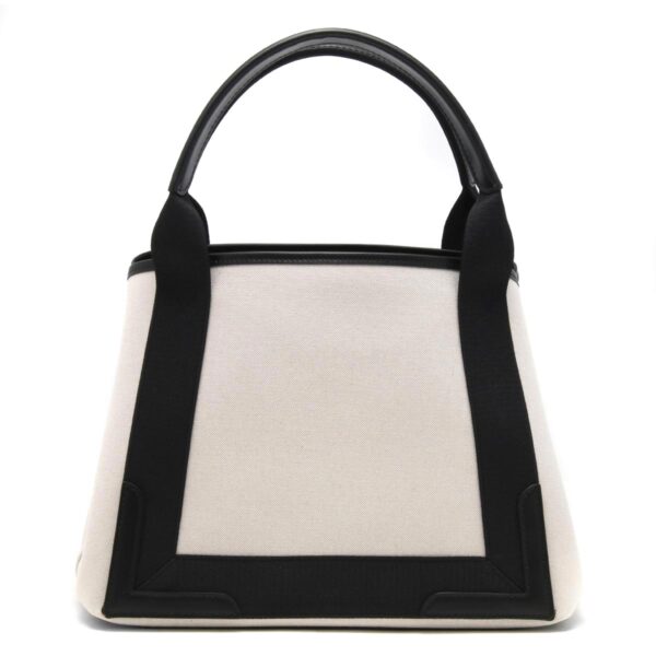 lbba3399332hh3n9260y Balenciaga Blue Cabas S Tote Bag Beige Black