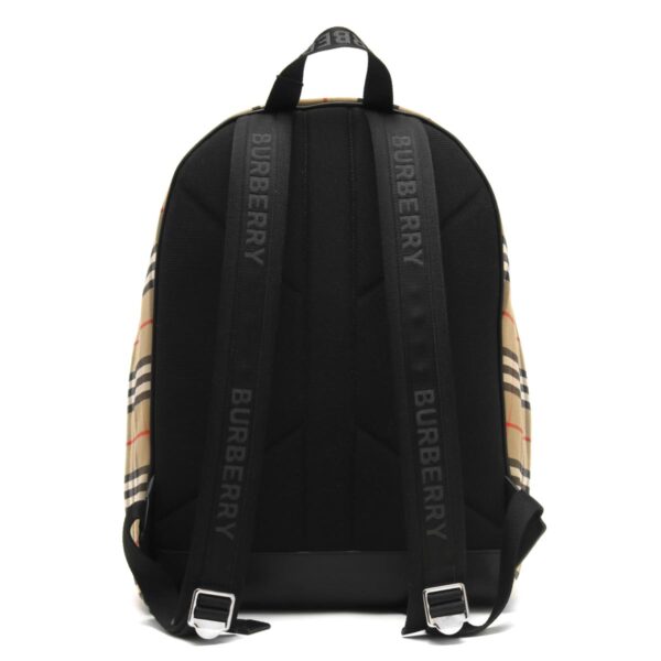 lbbb8016106y Burberry Jet Check Backpack Archive Beige Black