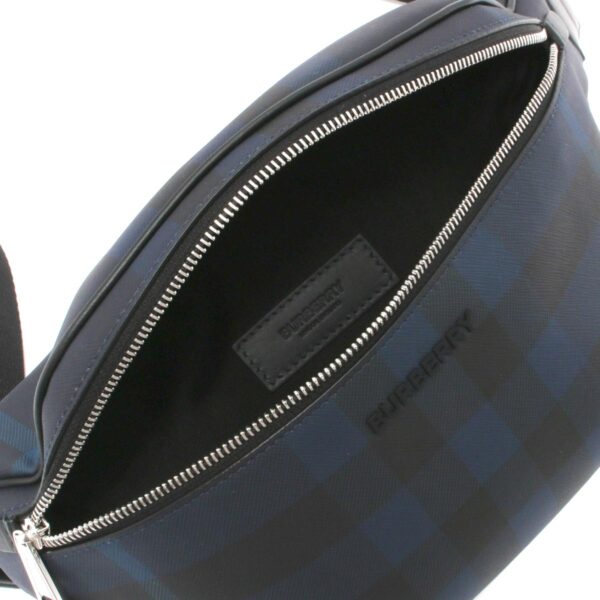 lbbb8073270a Burberry Caisson Check Belt Bag Navy