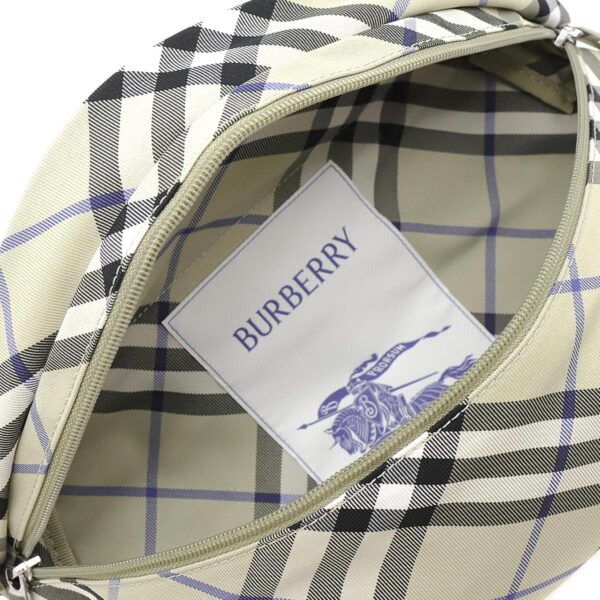 lbbb8091781a Burberry Check Horseback Riding Bum Bag Dull Beige