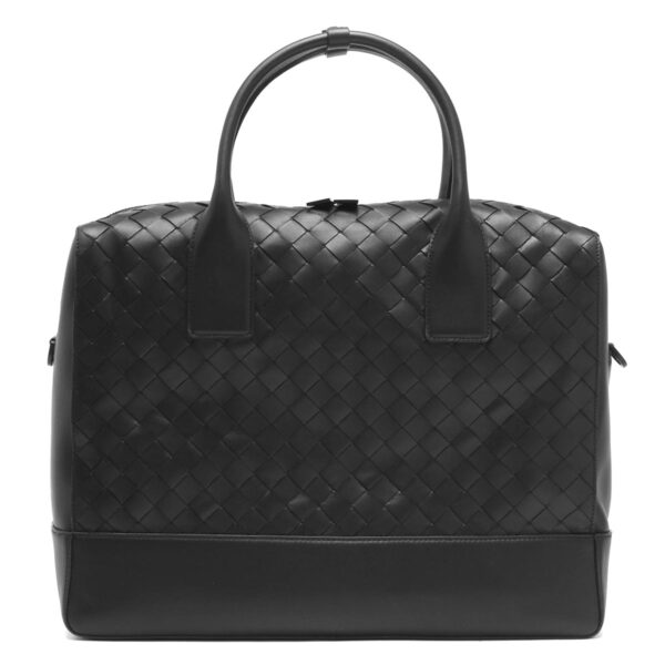 lbbo609206vcpq18984y Bottega Veneta Bolsa Intrecciato Briefcase Black