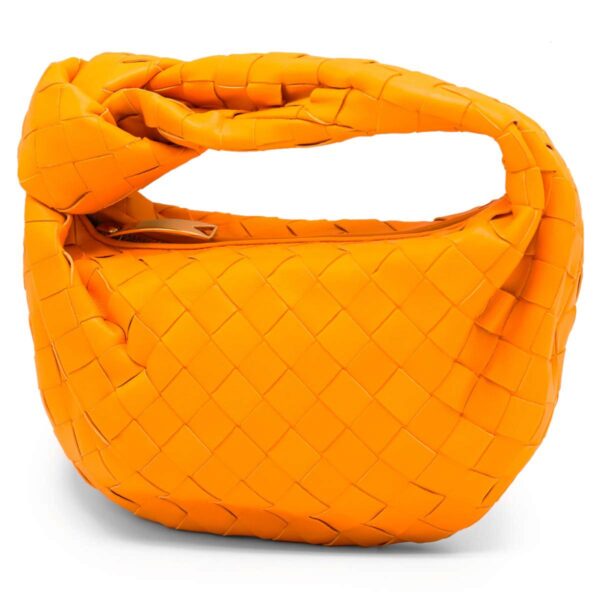 lbbo651876vcpp57003 Bottega Veneta The Jodi Mini Intrecciato Handbag Orange