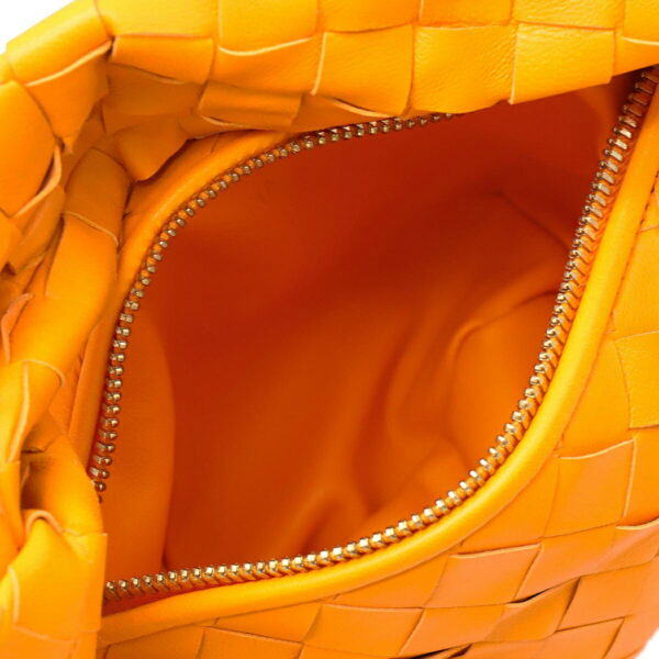 lbbo651876vcpp57003a Bottega Veneta The Jodi Mini Intrecciato Handbag Orange