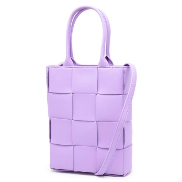 lbbo709341vmay14214 Bottega Veneta Cassette Maxi Intrecciato Tote Bag Purple