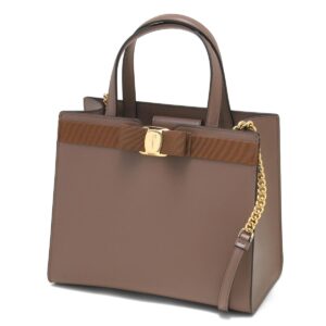 lbfr21i2900741078 Celine handbag macadam pattern brown cmetal fittings