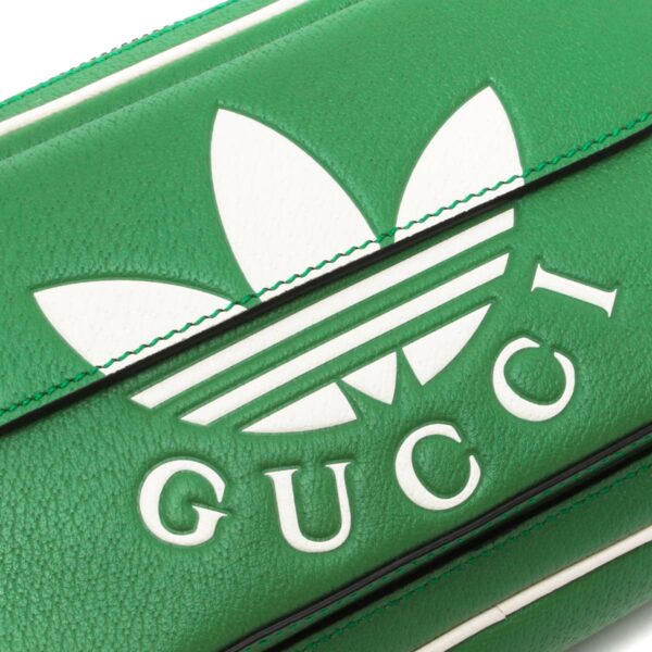 lbgu722141aaa8u3752d Gucci Adidas Trefoil Belt Bag Green