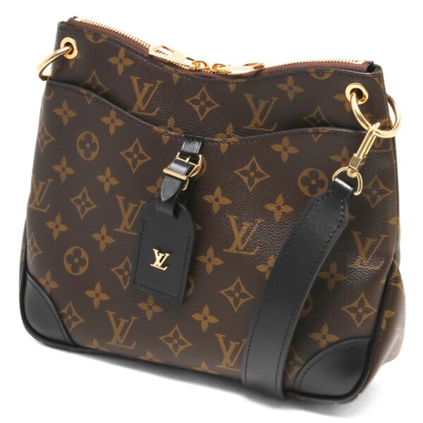 lblvm45353 Louis Vuitton Odeon NM PM Monogram Shoulder Bag Brown