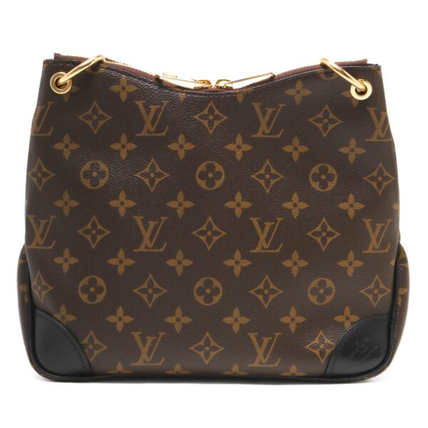 lblvm45353y Louis Vuitton Odeon NM PM Monogram Shoulder Bag Brown