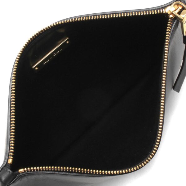 lbmi5nh0072ceif0002a Miu Miu Calf Leather Clutch Bag Black