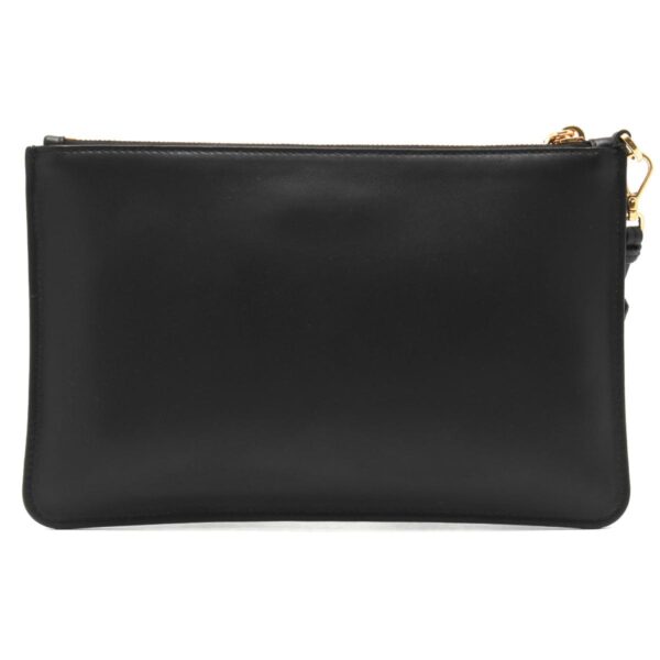 lbmi5nh0072ceif0002y Miu Miu Calf Leather Clutch Bag Black