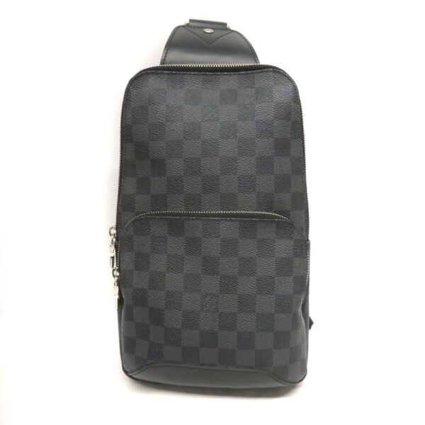 lv2 Louis Vuitton Avenue Sling Bag Damier Graphite Body Bag Gray Black