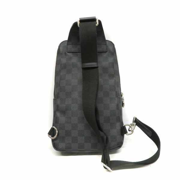 lv4 Louis Vuitton Avenue Sling Bag Damier Graphite Body Bag Gray Black