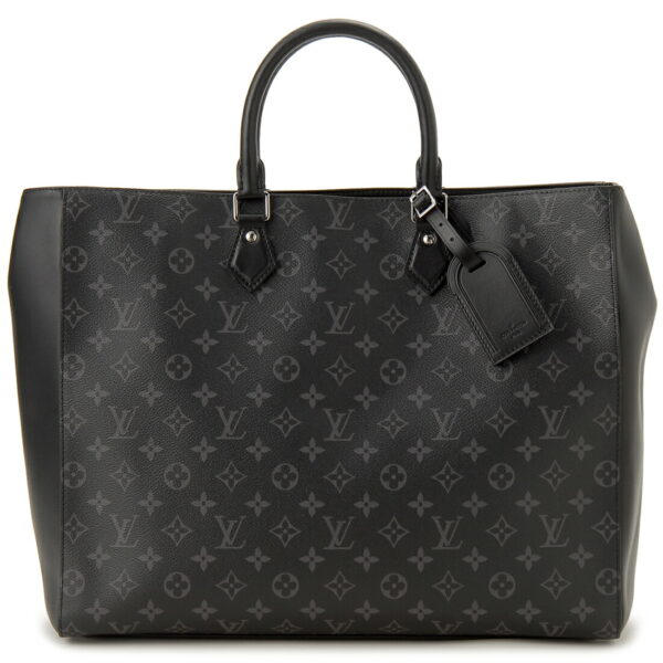 lv44733 Louis Vuitton Grand Sac Tote Bag Monogram Eclipse Black