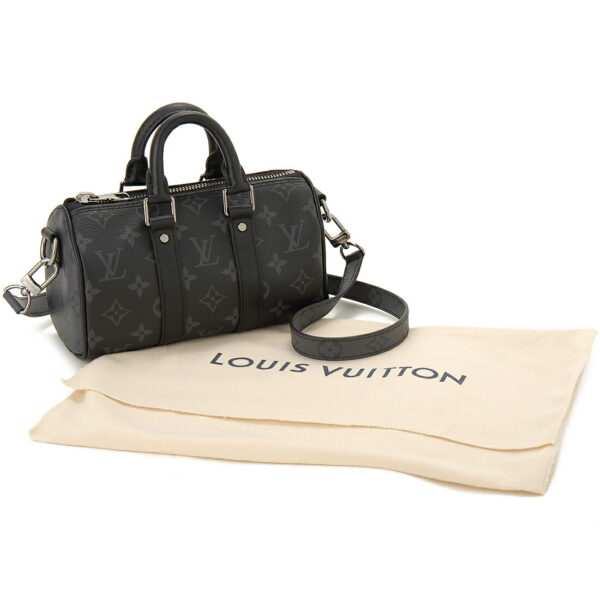 lv45947 3 Louis Vuitton Keepall XS Shoulder Bag Monogram Eclipse