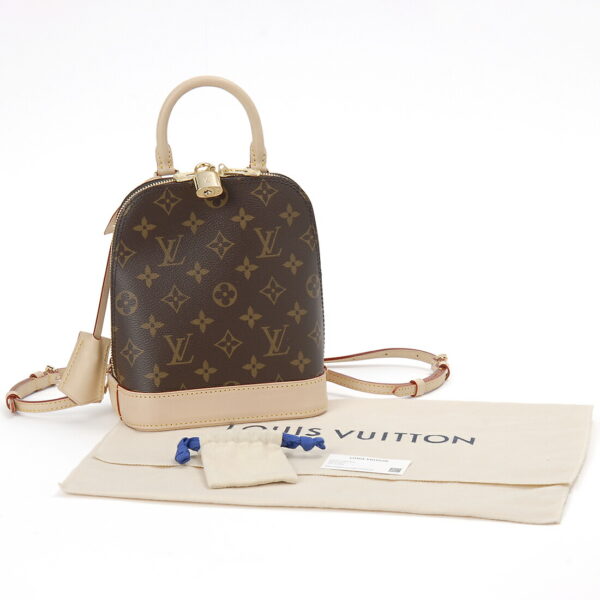 lv47132 3 Louis Vuitton Alma Rucksack Monogram