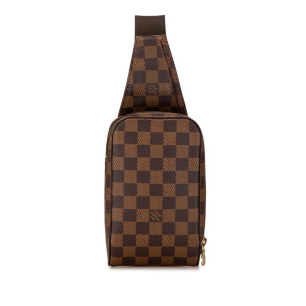 m3um7ywpon0cmsmu 1 Louis Vuitton Damier Jeronimos Waist Bag Brown