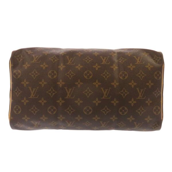 m41107 04 Louis Vuitton Speedy 35 Monogram Handbag Brown