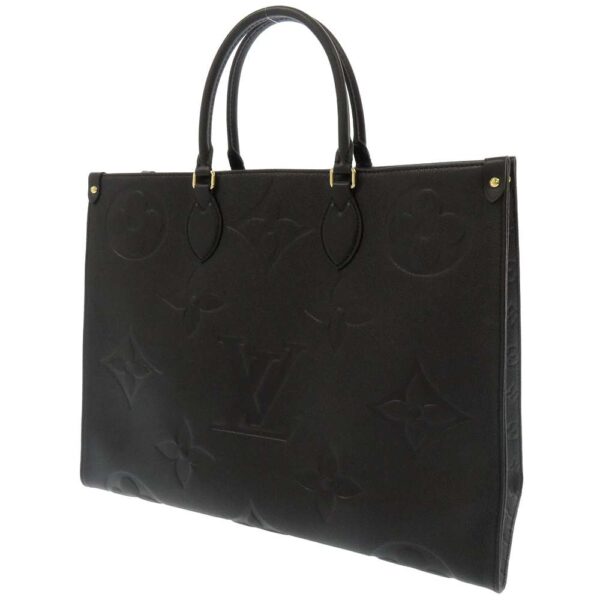 m44925 01 Louis Vuitton On the Go GM Empreinte Tote Bag 2way Black